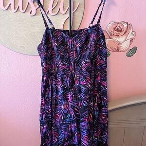 Torrid Multicolor Tropical Print Dress